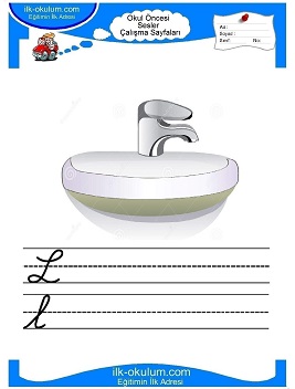 Çocuklar İçin L Sesi Çalışma Sayfaları 